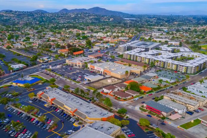 Campus Point Shopping Center, San Diego, Aerial View